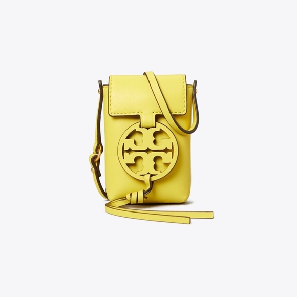 Tory Burch Miller Nano Crossbody in Electric Yellow - Picture 3 of 7